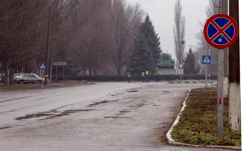 Два экипажа ДАИ на кольце — это обычное место их дислокации