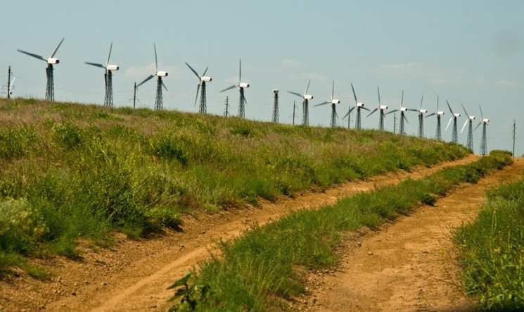 Ветрянные электростанции в Крыму