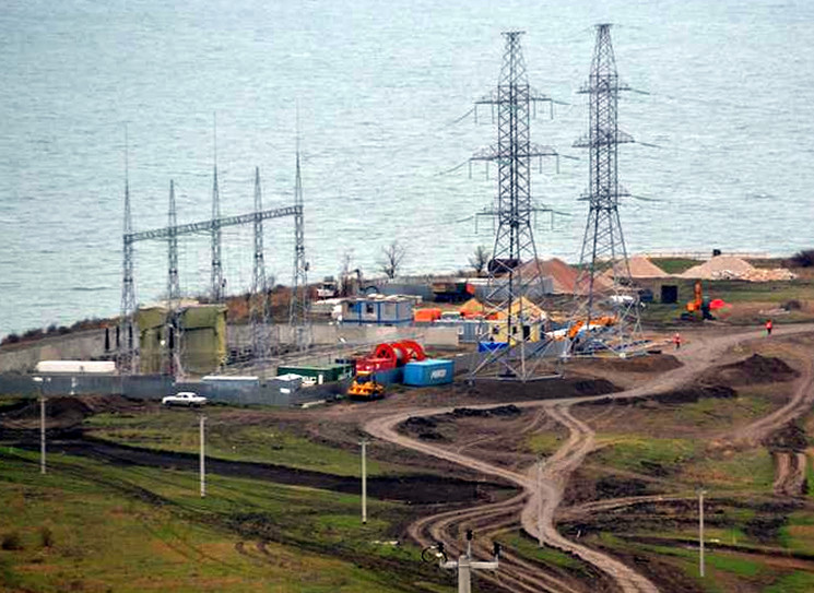Строительство энергомоста в Крым